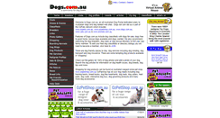 Desktop Screenshot of dogs.com.au